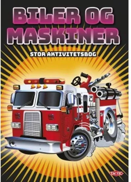 Tactic Cars and Machines Large Activity Book (96p)