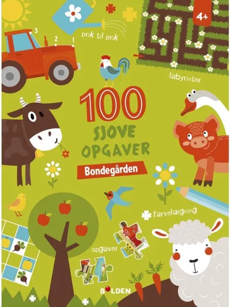 100 fun tasks: The Farm (from 4 years) - Hobby - paperback