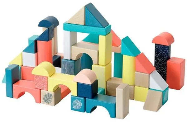 Vilac Building Blocks in Bucket