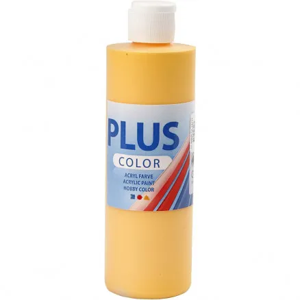 Plus Color Craft Paint, Yellow Sun, 250 ml/1 fl.