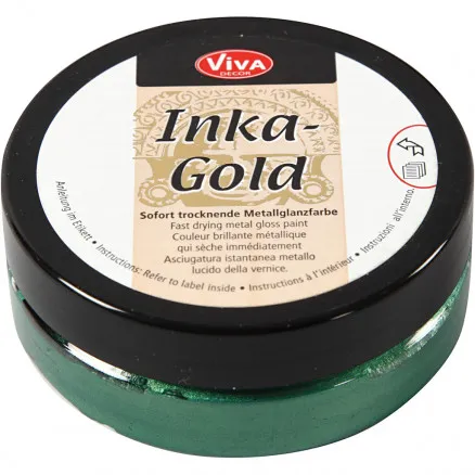 Inka Gold, emerald, 50 ml/ 1 tin.