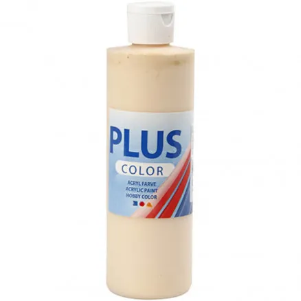 Plus Color Craft Paint, Light Powder, 250 ml/1 Bottle