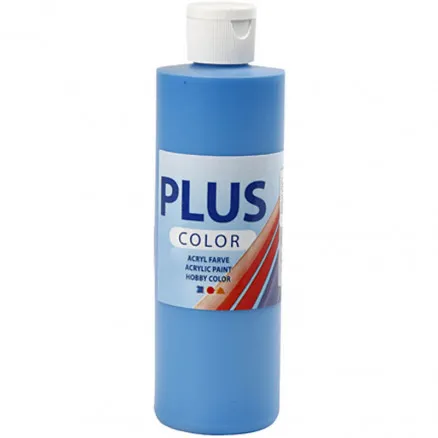 Plus Color Craft Paint, Primary Blue, 250 ml/1 Bottle