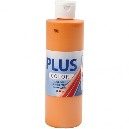 Plus Color Craft Paint, Pumpkin, 250 ml/ 1 fl.