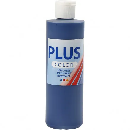 Plus Color Craft Paint, navy blue, 250 ml/1 bottle